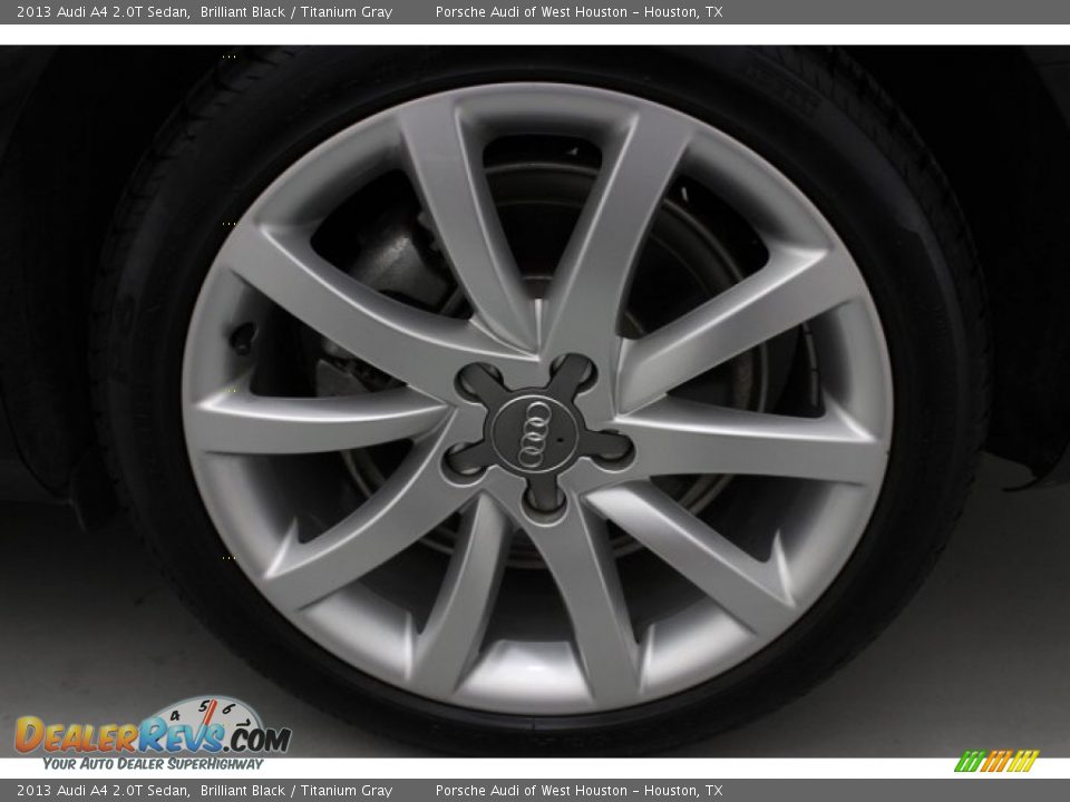 2013 Audi A4 2.0T Sedan Brilliant Black / Titanium Gray Photo #10