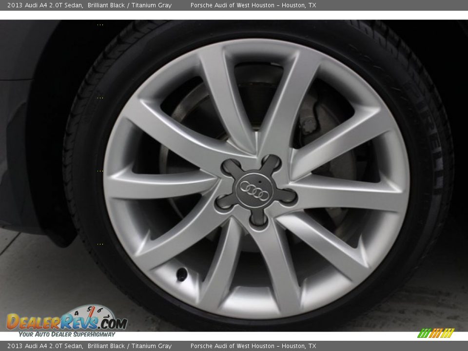 2013 Audi A4 2.0T Sedan Brilliant Black / Titanium Gray Photo #11