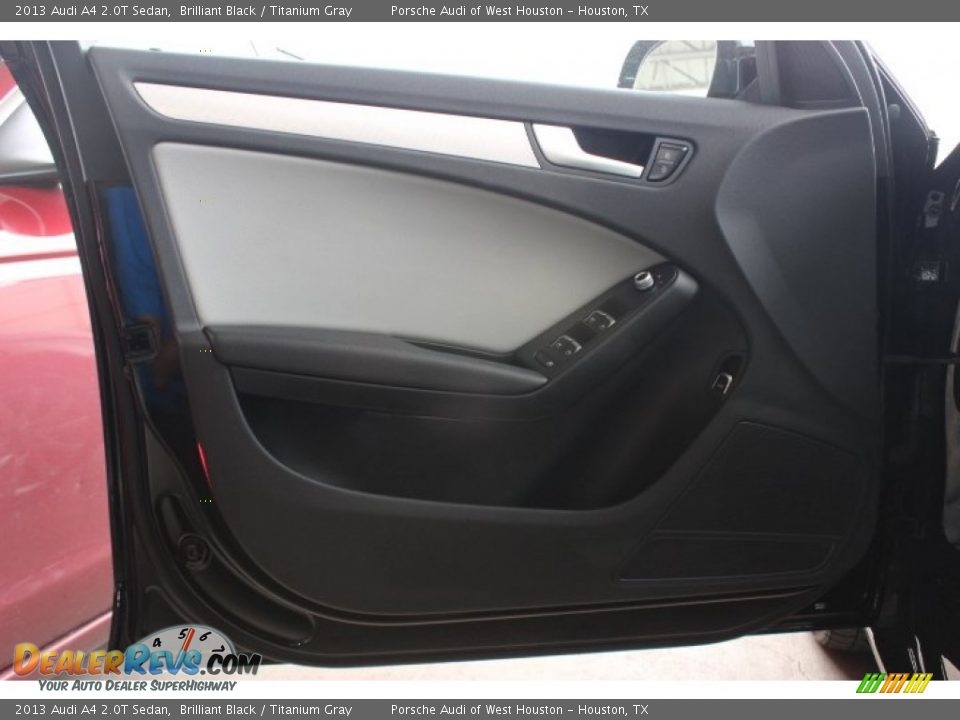 2013 Audi A4 2.0T Sedan Brilliant Black / Titanium Gray Photo #12