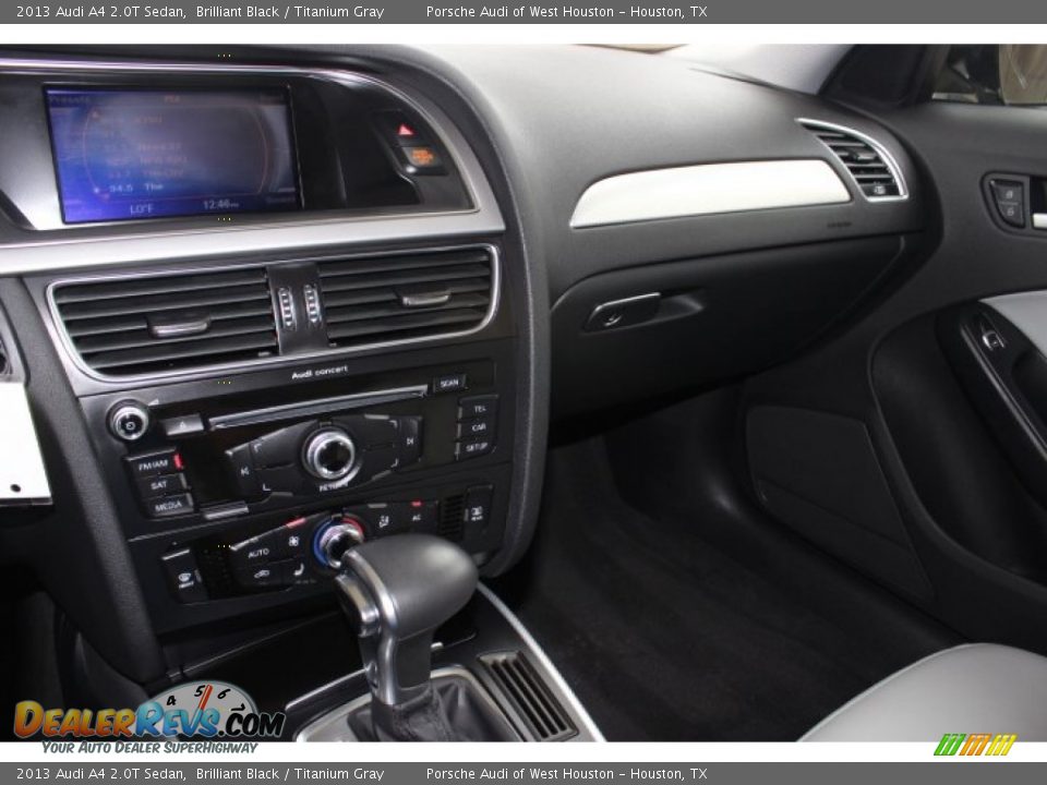 2013 Audi A4 2.0T Sedan Brilliant Black / Titanium Gray Photo #16