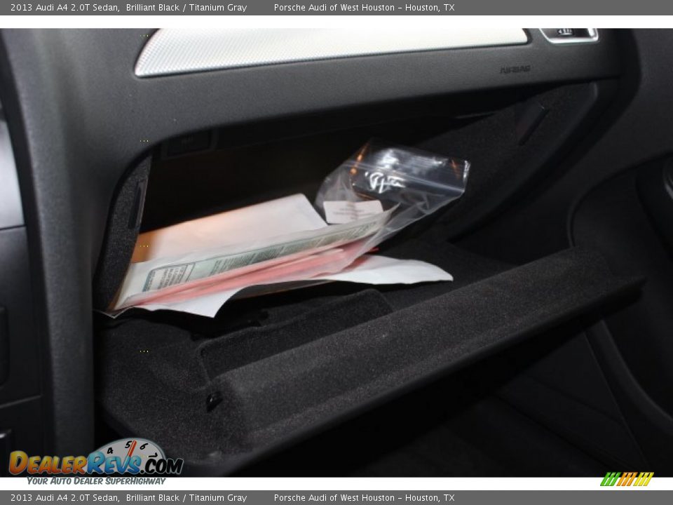 2013 Audi A4 2.0T Sedan Brilliant Black / Titanium Gray Photo #19