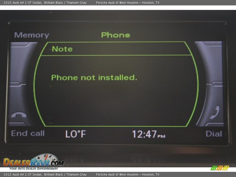 2013 Audi A4 2.0T Sedan Brilliant Black / Titanium Gray Photo #21