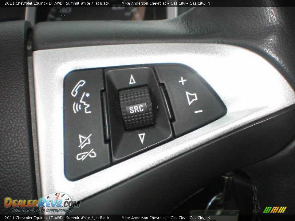 2011 Chevrolet Equinox LT AWD Summit White / Jet Black Photo #9