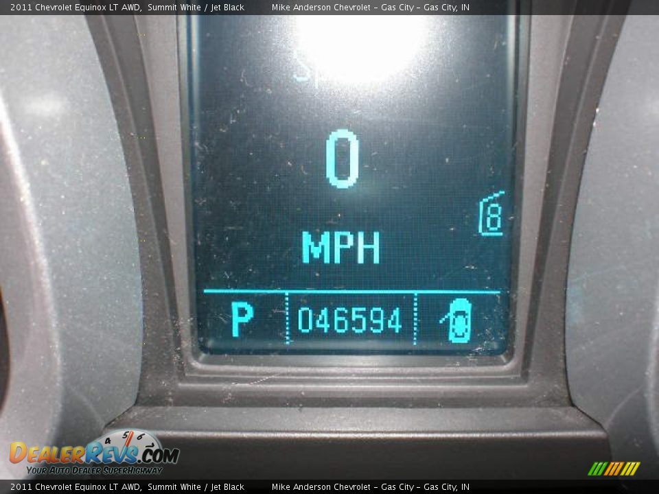 2011 Chevrolet Equinox LT AWD Summit White / Jet Black Photo #10