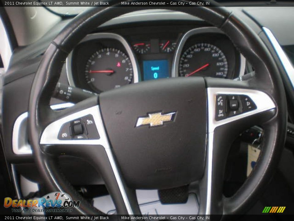 2011 Chevrolet Equinox LT AWD Summit White / Jet Black Photo #11