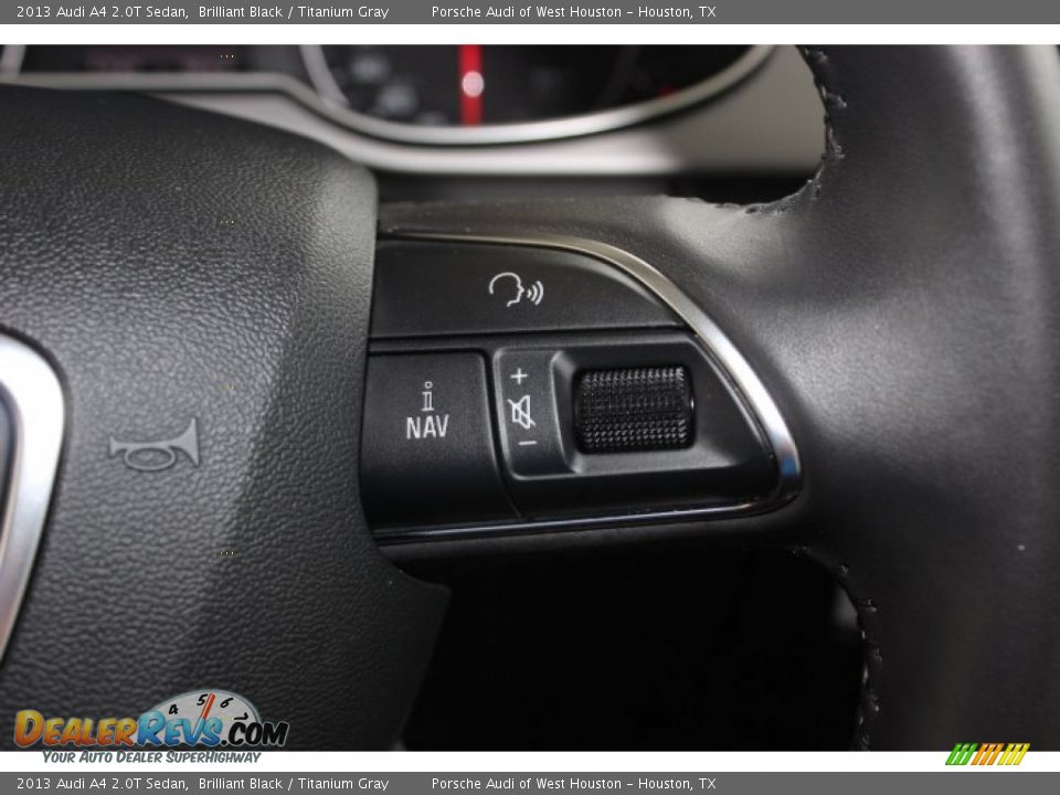2013 Audi A4 2.0T Sedan Brilliant Black / Titanium Gray Photo #26