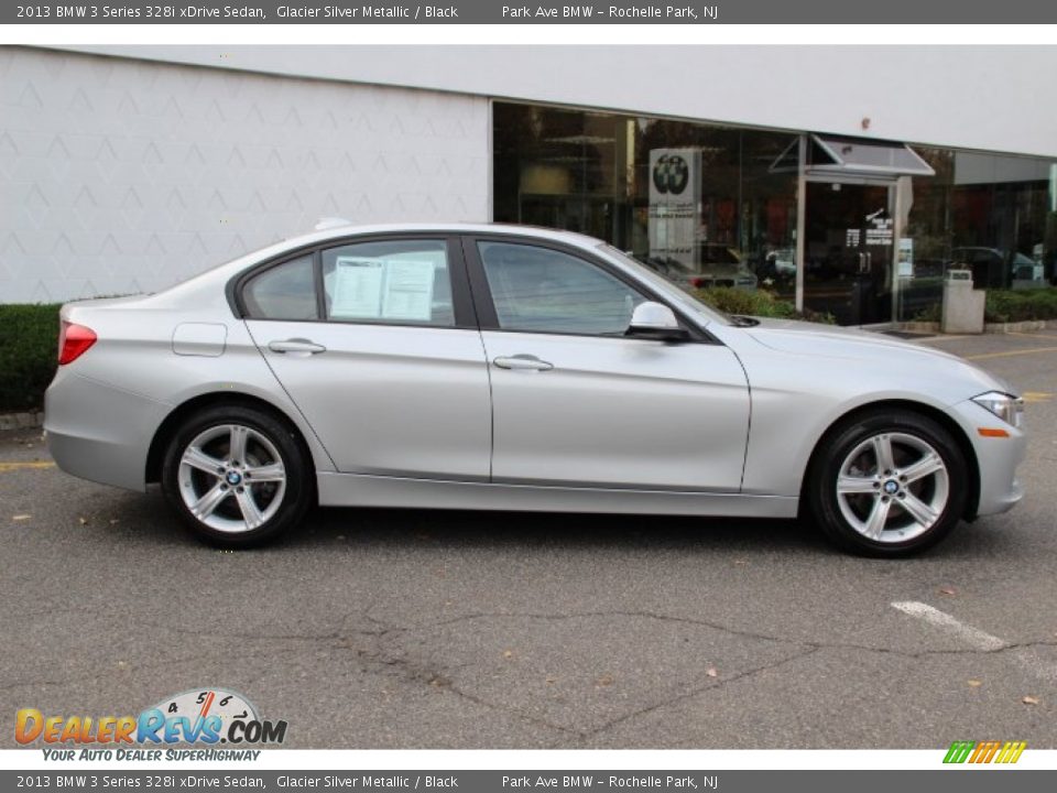 2013 BMW 3 Series 328i xDrive Sedan Glacier Silver Metallic / Black Photo #2