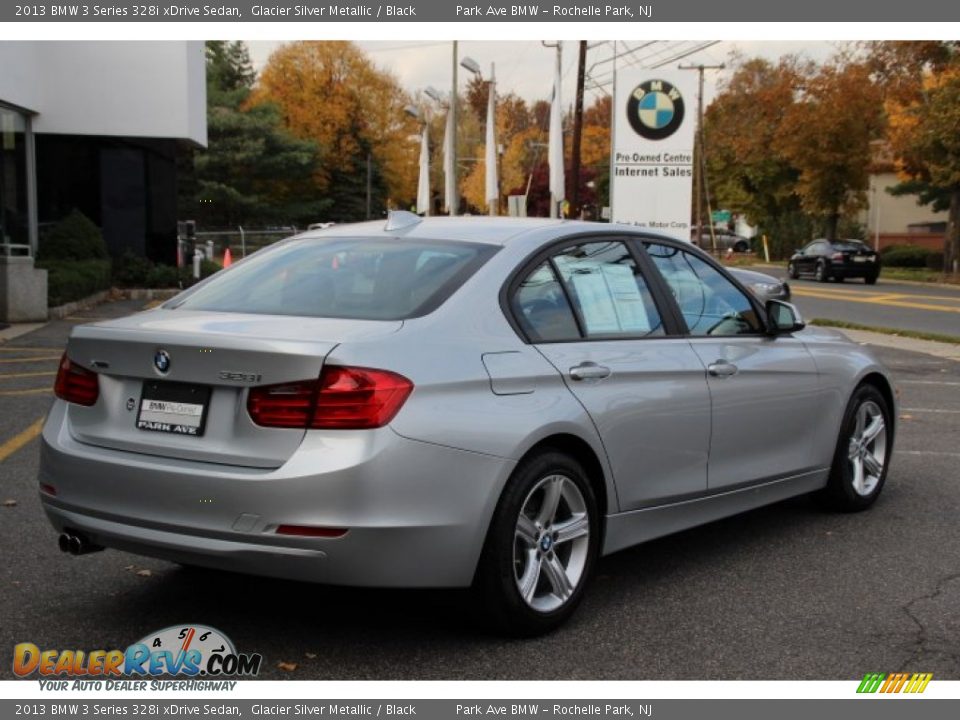 2013 BMW 3 Series 328i xDrive Sedan Glacier Silver Metallic / Black Photo #3