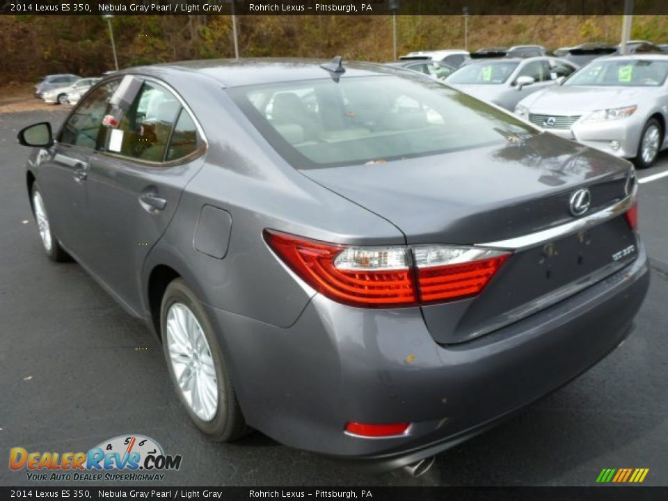 2014 Lexus ES 350 Nebula Gray Pearl / Light Gray Photo #2