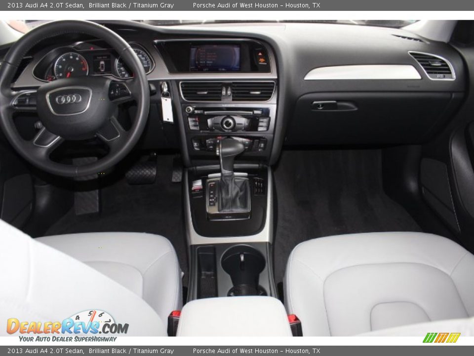 2013 Audi A4 2.0T Sedan Brilliant Black / Titanium Gray Photo #33