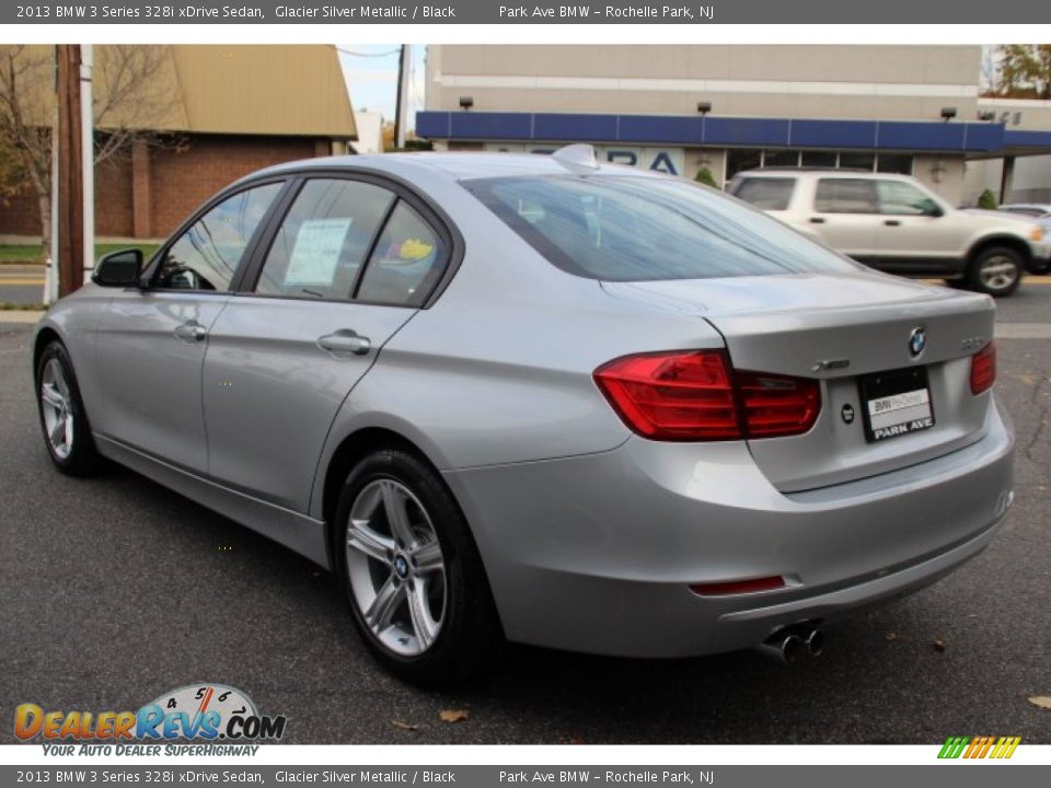 2013 BMW 3 Series 328i xDrive Sedan Glacier Silver Metallic / Black Photo #5