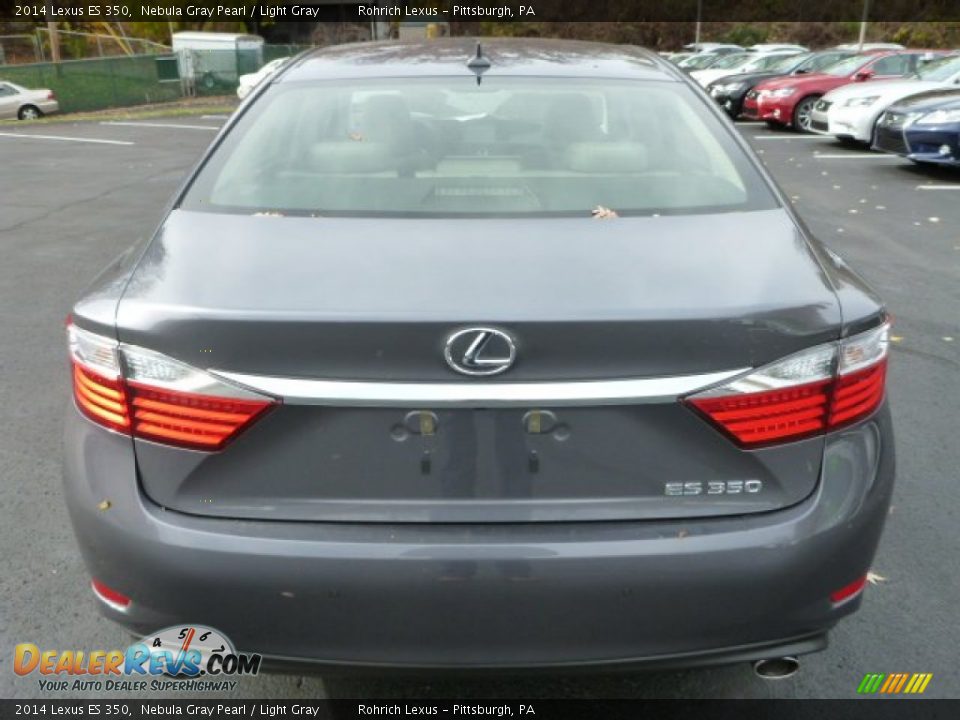 2014 Lexus ES 350 Nebula Gray Pearl / Light Gray Photo #3