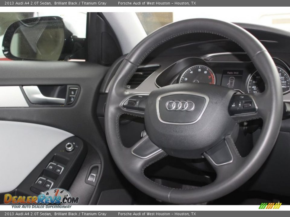 2013 Audi A4 2.0T Sedan Brilliant Black / Titanium Gray Photo #34