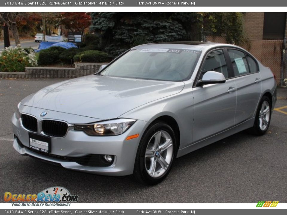 2013 BMW 3 Series 328i xDrive Sedan Glacier Silver Metallic / Black Photo #7