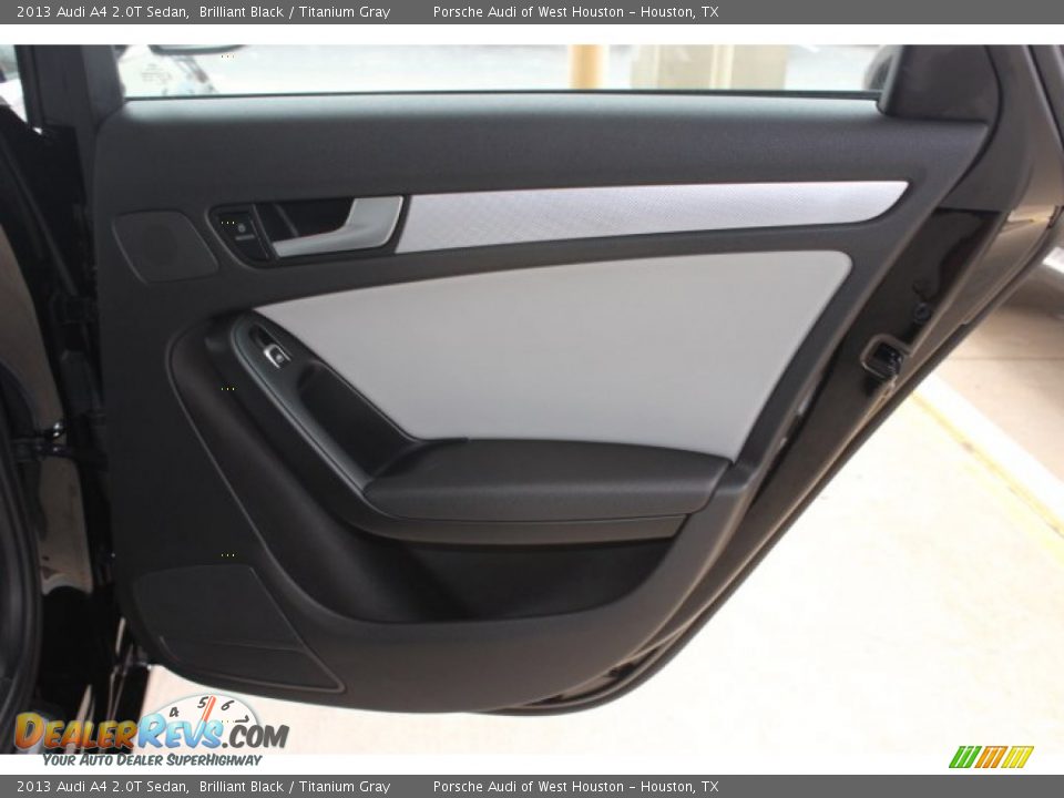 2013 Audi A4 2.0T Sedan Brilliant Black / Titanium Gray Photo #36