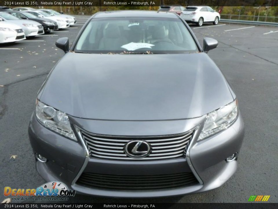 2014 Lexus ES 350 Nebula Gray Pearl / Light Gray Photo #7