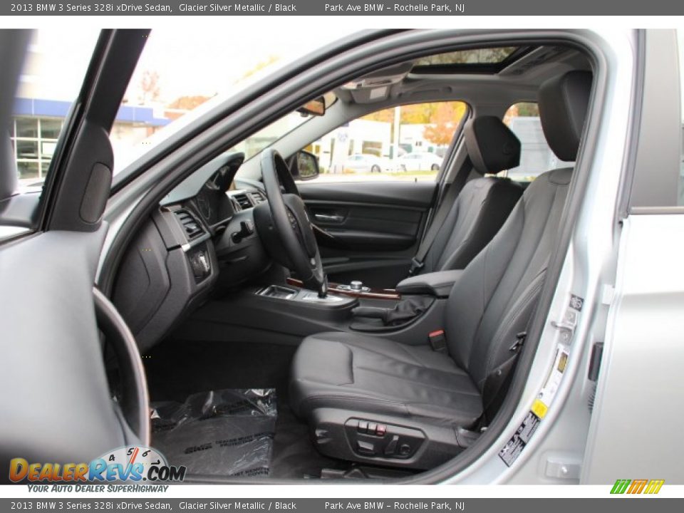 2013 BMW 3 Series 328i xDrive Sedan Glacier Silver Metallic / Black Photo #11