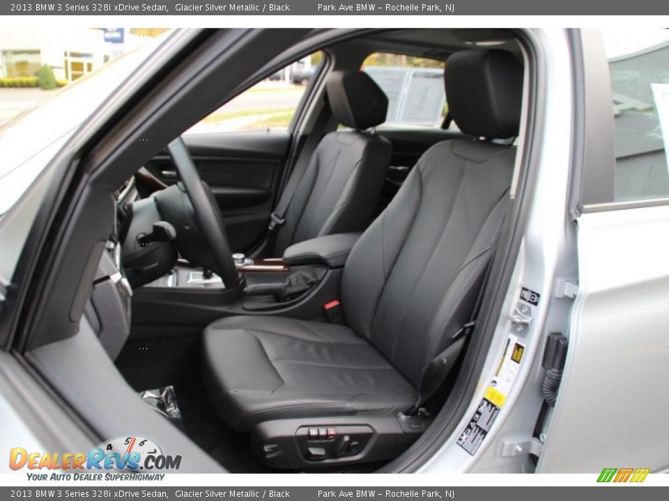 2013 BMW 3 Series 328i xDrive Sedan Glacier Silver Metallic / Black Photo #12