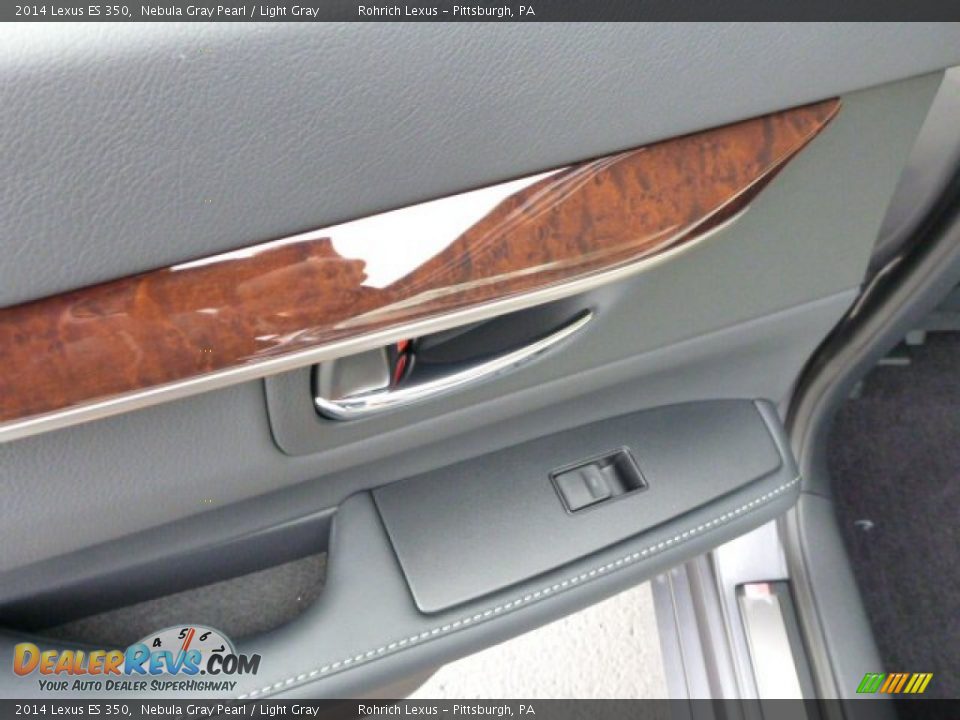 2014 Lexus ES 350 Nebula Gray Pearl / Light Gray Photo #13