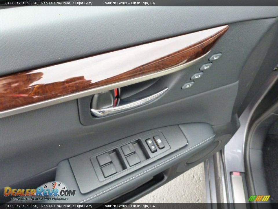 2014 Lexus ES 350 Nebula Gray Pearl / Light Gray Photo #14