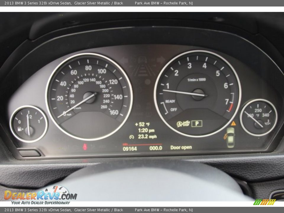 2013 BMW 3 Series 328i xDrive Sedan Glacier Silver Metallic / Black Photo #19