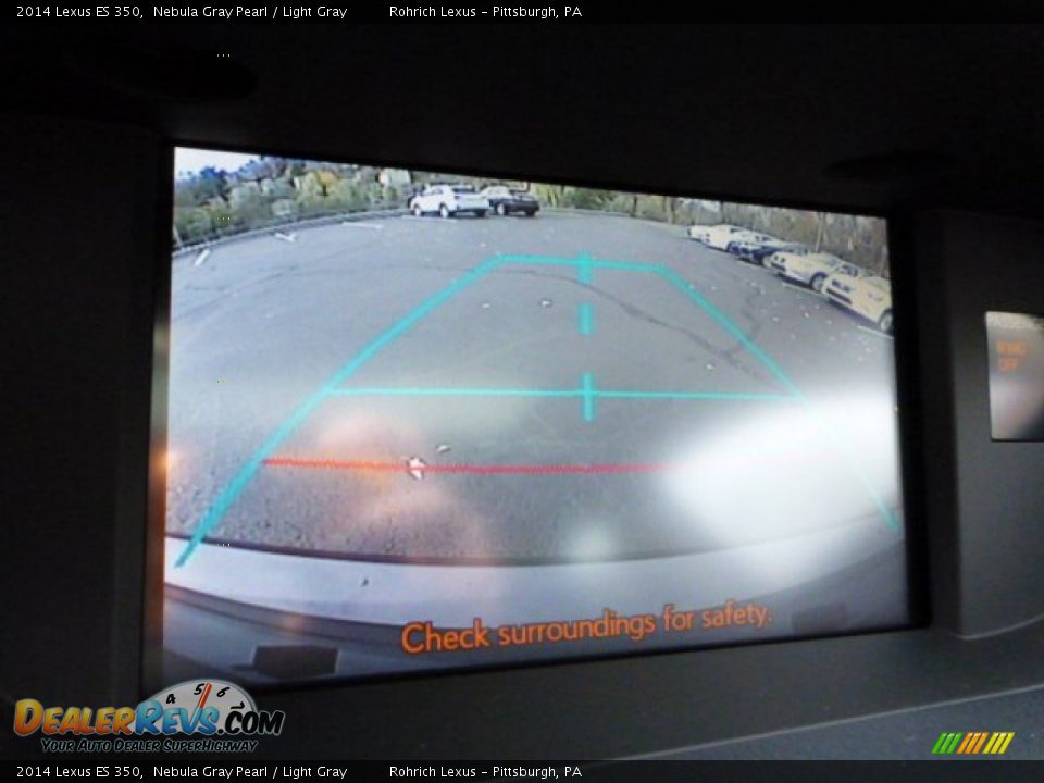 2014 Lexus ES 350 Nebula Gray Pearl / Light Gray Photo #17