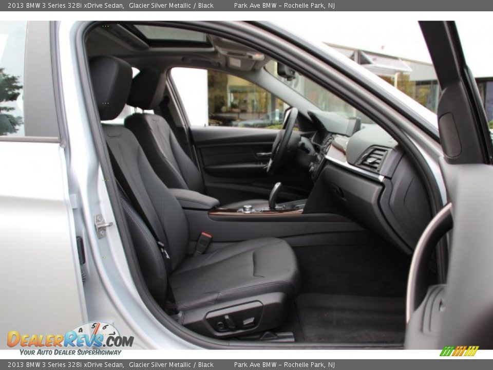 2013 BMW 3 Series 328i xDrive Sedan Glacier Silver Metallic / Black Photo #27