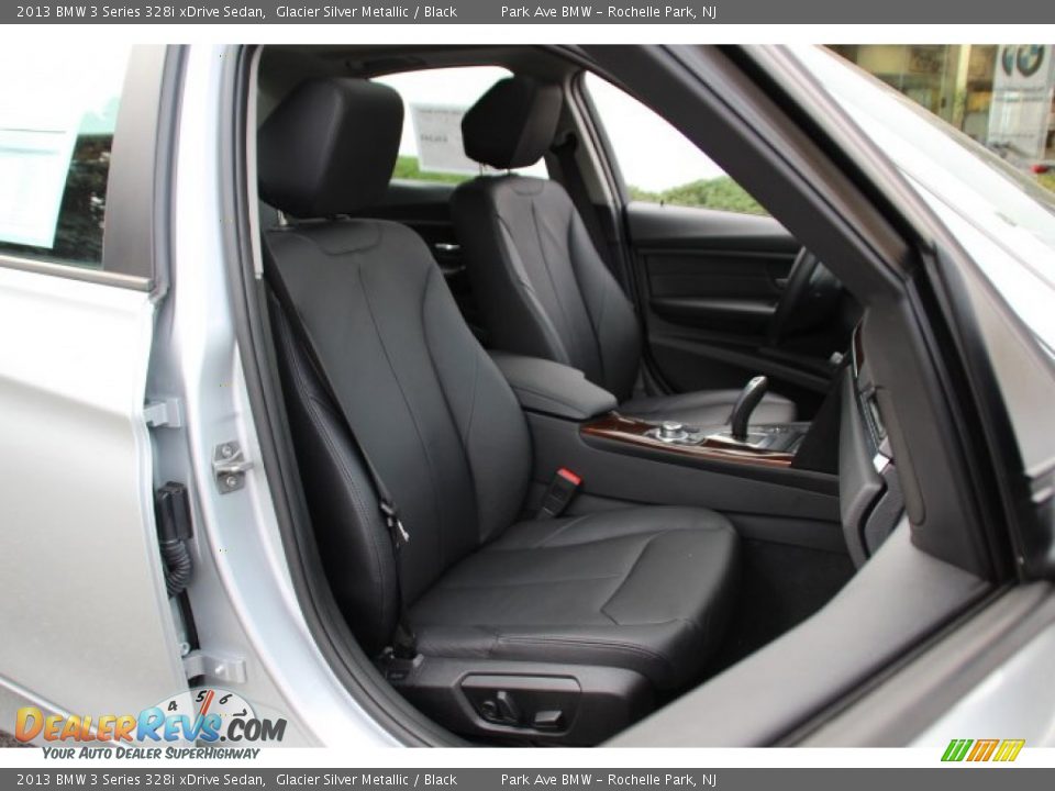 2013 BMW 3 Series 328i xDrive Sedan Glacier Silver Metallic / Black Photo #28