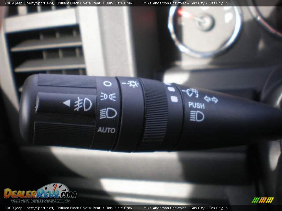 2009 Jeep Liberty Sport 4x4 Brilliant Black Crystal Pearl / Dark Slate Gray Photo #6