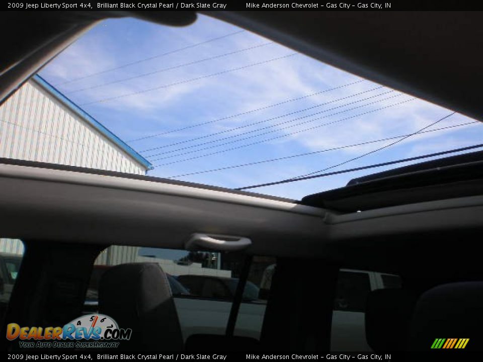 2009 Jeep Liberty Sport 4x4 Brilliant Black Crystal Pearl / Dark Slate Gray Photo #11