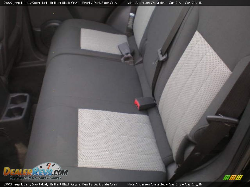2009 Jeep Liberty Sport 4x4 Brilliant Black Crystal Pearl / Dark Slate Gray Photo #12