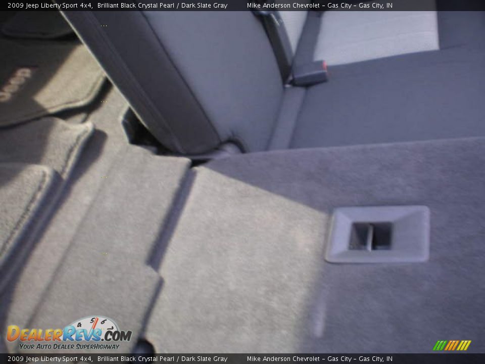 2009 Jeep Liberty Sport 4x4 Brilliant Black Crystal Pearl / Dark Slate Gray Photo #18