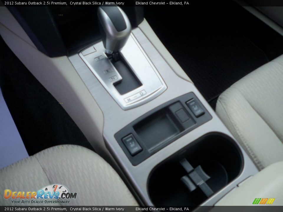 2012 Subaru Outback 2.5i Premium Crystal Black Silica / Warm Ivory Photo #22