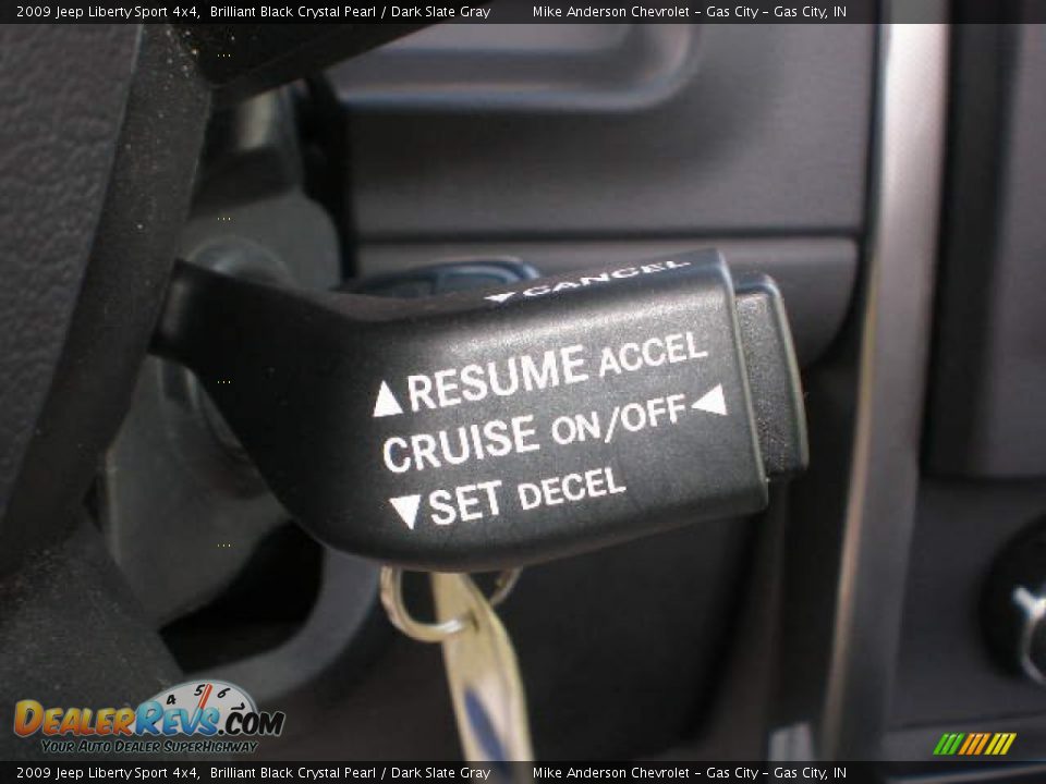 2009 Jeep Liberty Sport 4x4 Brilliant Black Crystal Pearl / Dark Slate Gray Photo #25