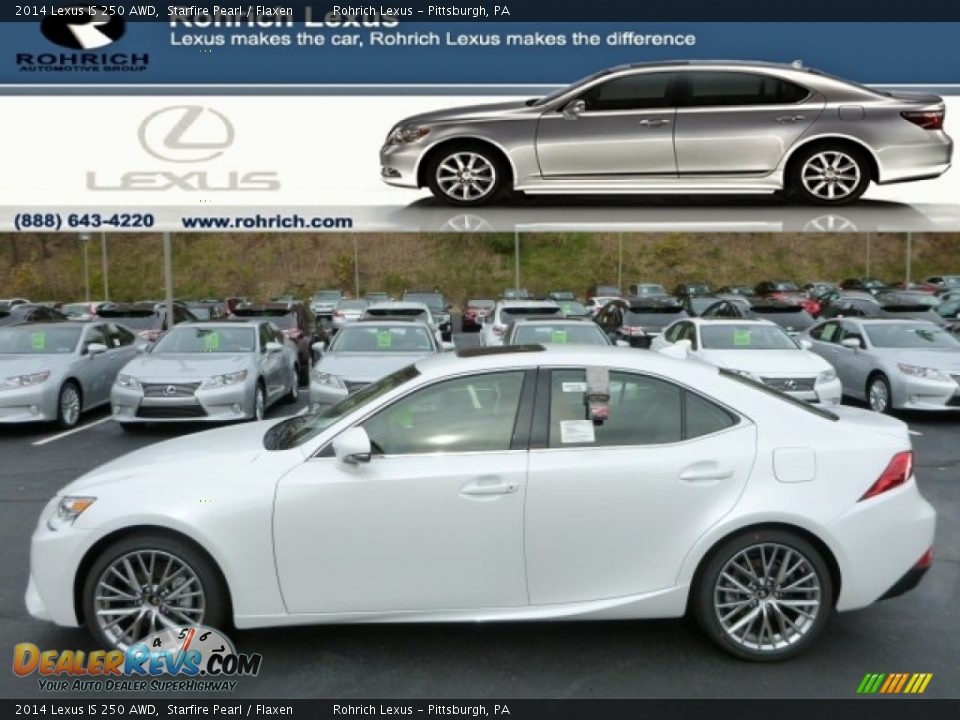 2014 Lexus IS 250 AWD Starfire Pearl / Flaxen Photo #1