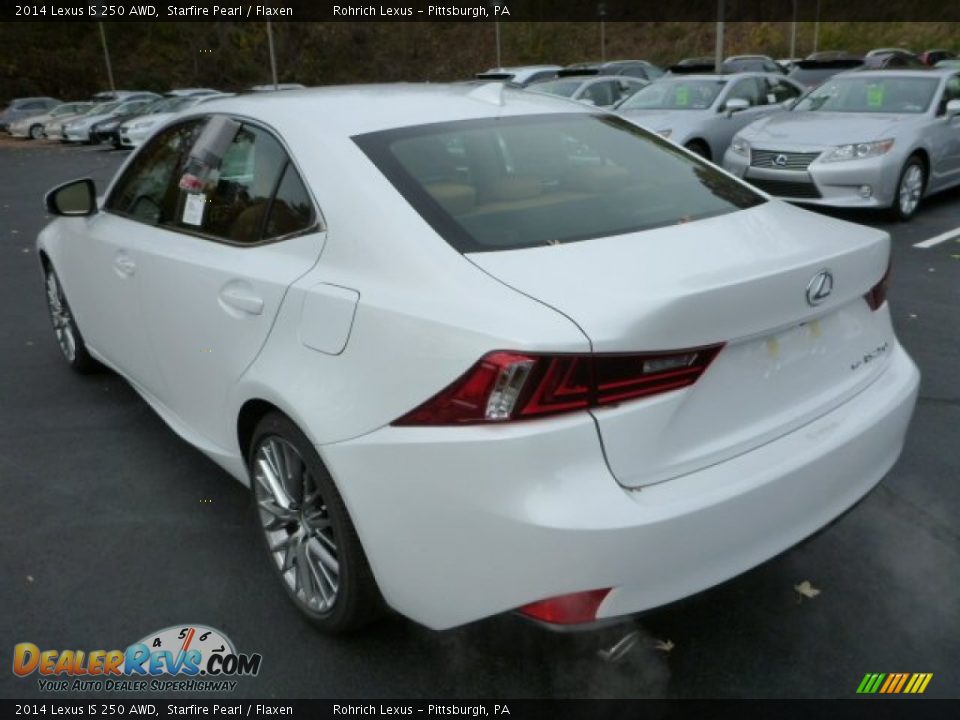 2014 Lexus IS 250 AWD Starfire Pearl / Flaxen Photo #2
