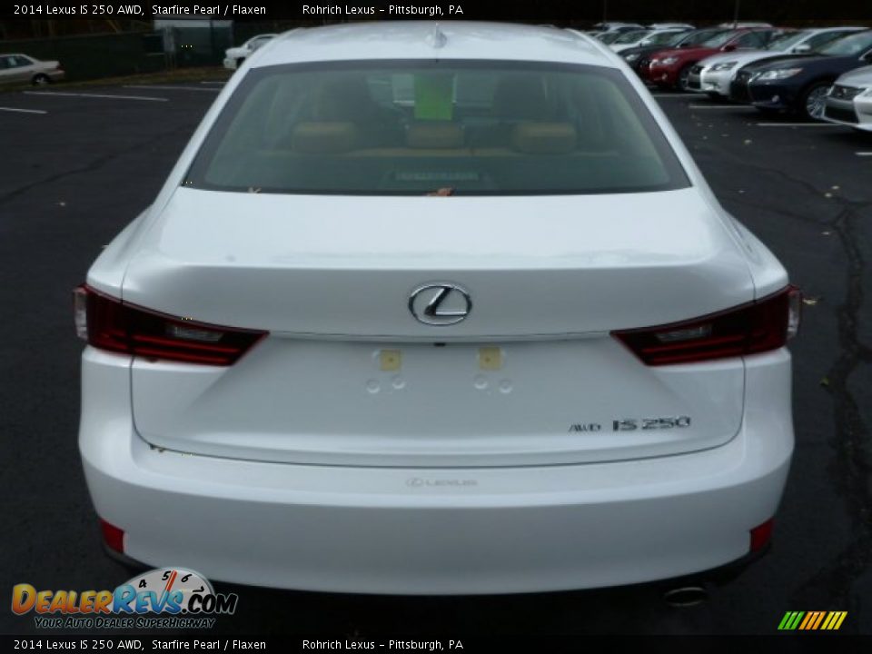 2014 Lexus IS 250 AWD Starfire Pearl / Flaxen Photo #3
