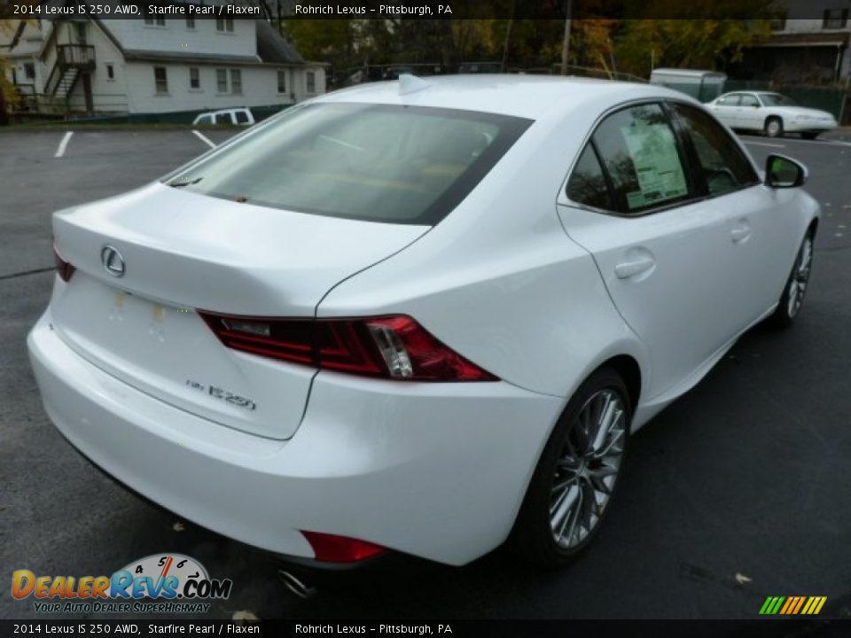 2014 Lexus IS 250 AWD Starfire Pearl / Flaxen Photo #4