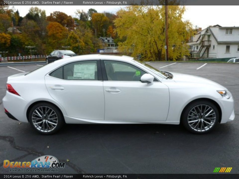 2014 Lexus IS 250 AWD Starfire Pearl / Flaxen Photo #5