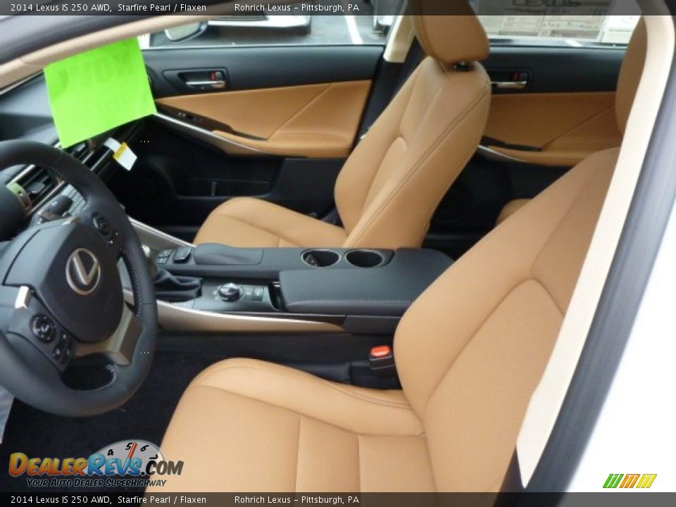 2014 Lexus IS 250 AWD Starfire Pearl / Flaxen Photo #10
