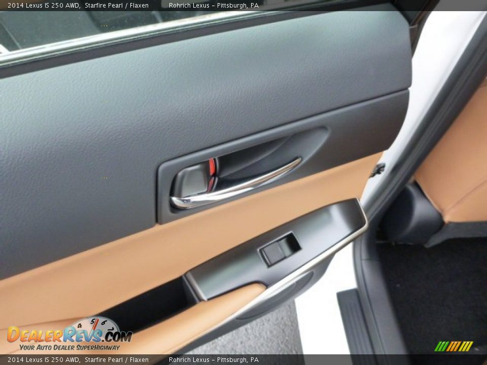 2014 Lexus IS 250 AWD Starfire Pearl / Flaxen Photo #13