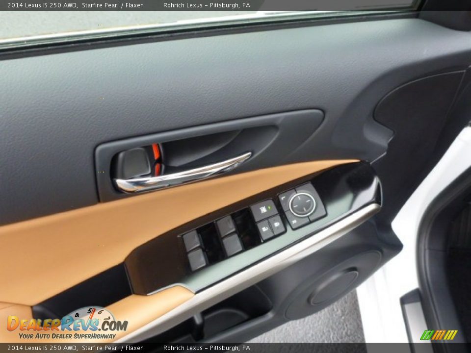 2014 Lexus IS 250 AWD Starfire Pearl / Flaxen Photo #14
