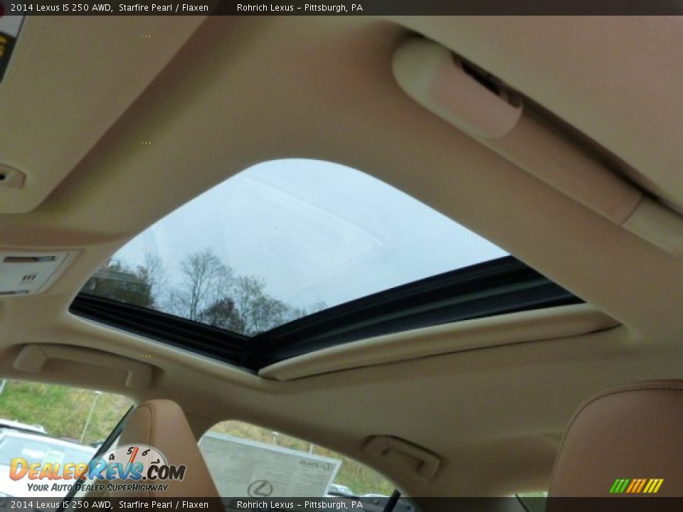 2014 Lexus IS 250 AWD Starfire Pearl / Flaxen Photo #15