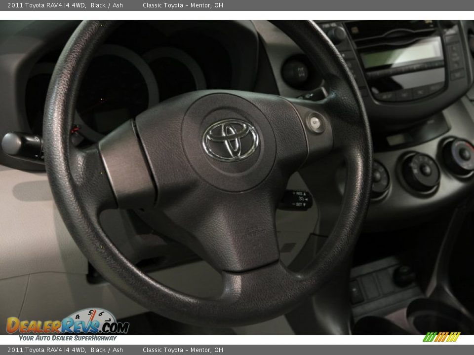 2011 Toyota RAV4 I4 4WD Black / Ash Photo #6