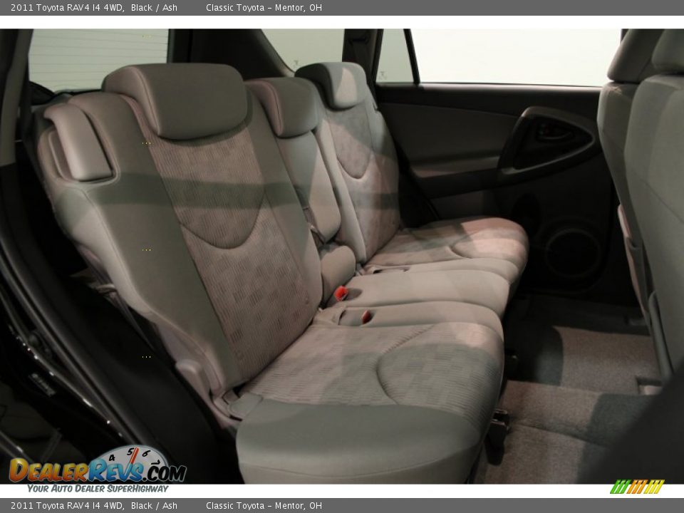 2011 Toyota RAV4 I4 4WD Black / Ash Photo #11