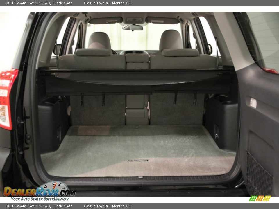 2011 Toyota RAV4 I4 4WD Black / Ash Photo #13
