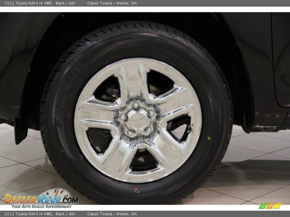 2011 Toyota RAV4 I4 4WD Black / Ash Photo #15