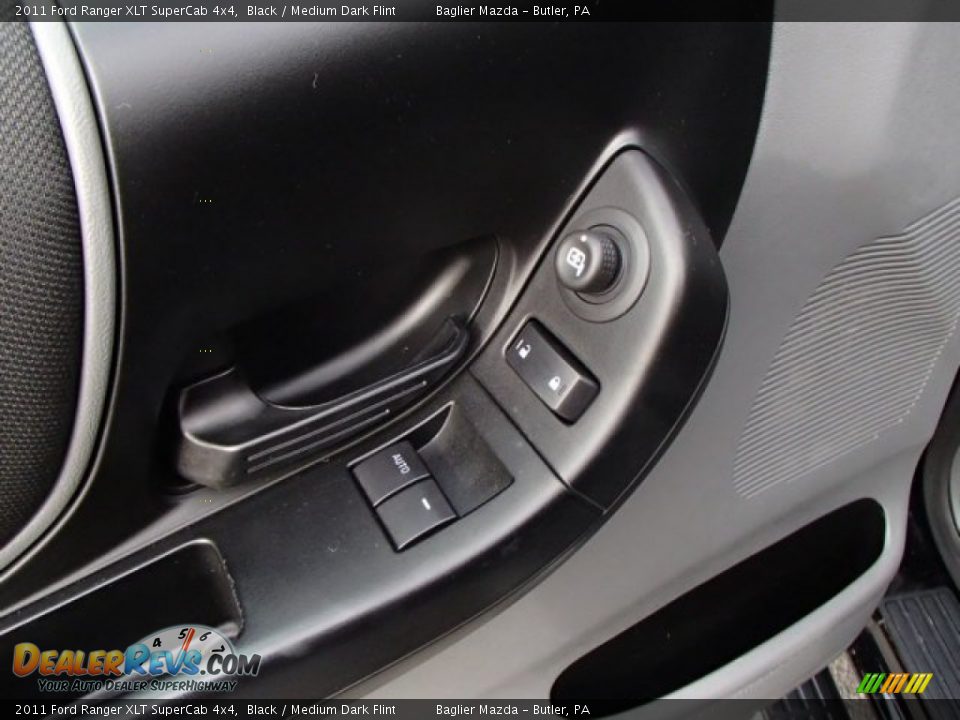 2011 Ford Ranger XLT SuperCab 4x4 Black / Medium Dark Flint Photo #17