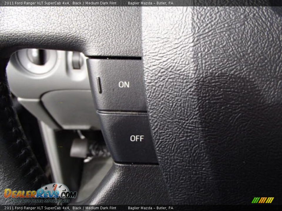 2011 Ford Ranger XLT SuperCab 4x4 Black / Medium Dark Flint Photo #21