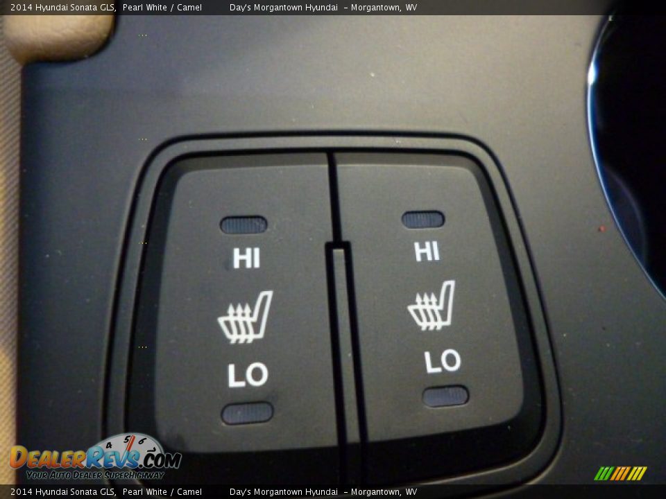 2014 Hyundai Sonata GLS Pearl White / Camel Photo #17